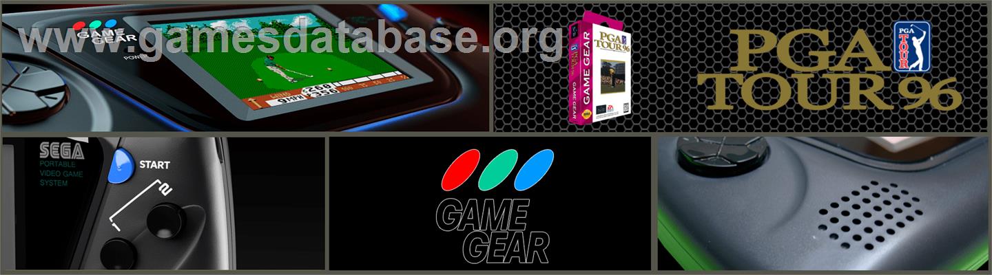 Pga Tour 96 - Sega Game Gear - Artwork - Marquee