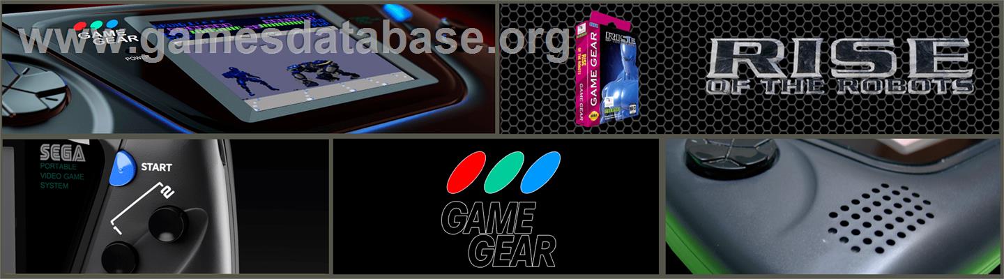 Rise of the Robots - Sega Game Gear - Artwork - Marquee
