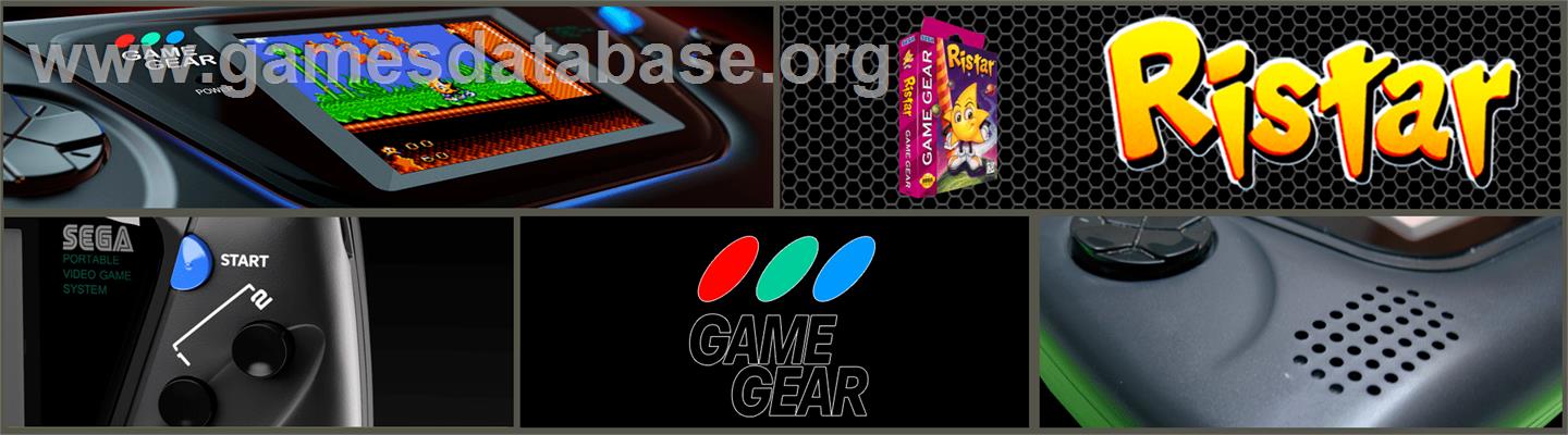 Ristar: The Shooting Star - Sega Game Gear - Artwork - Marquee