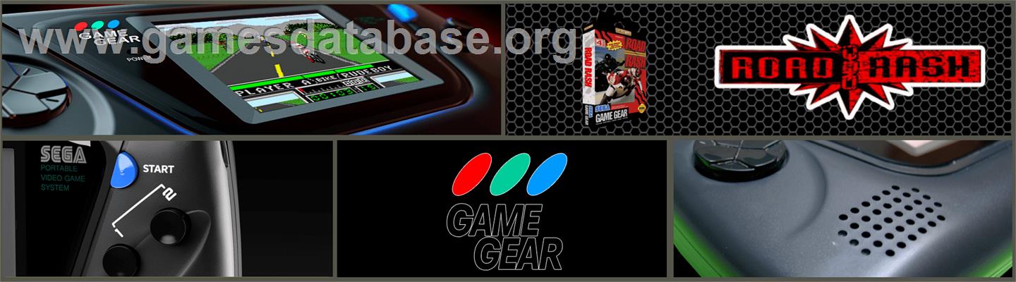 Road Rash - Sega Game Gear - Artwork - Marquee
