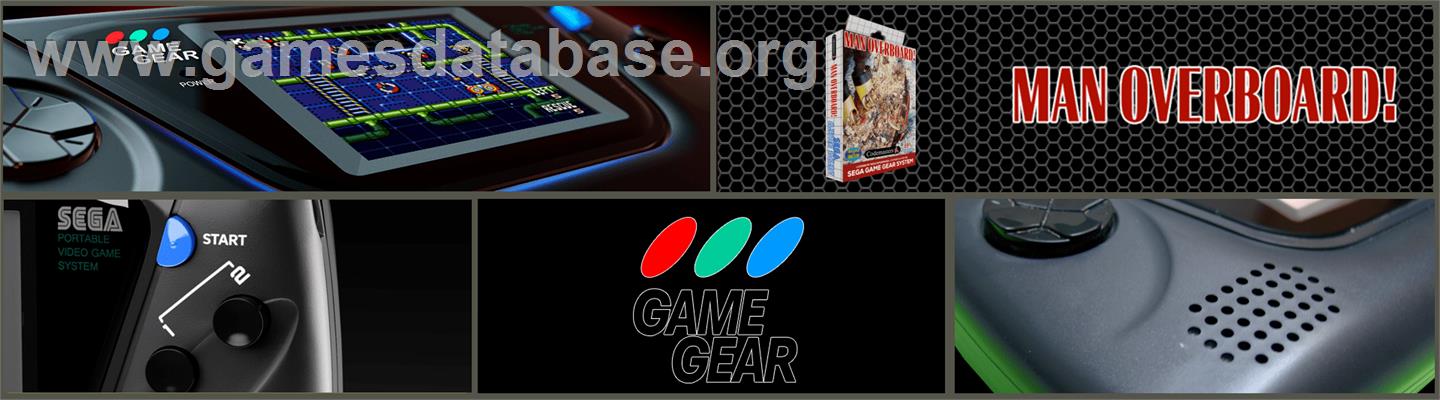 S.S. Lucifer - Man Overboard - Sega Game Gear - Artwork - Marquee