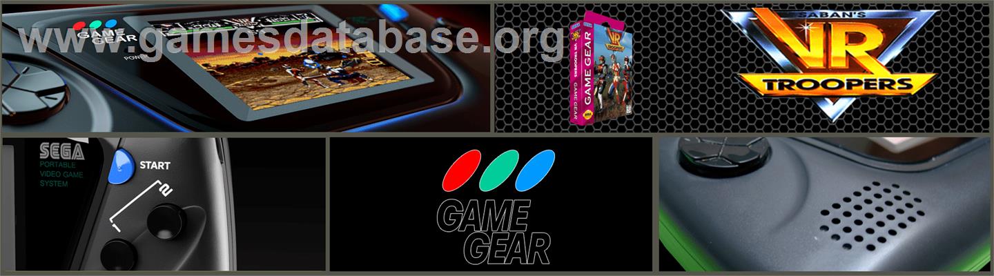 Saban's VR Troopers - Sega Game Gear - Artwork - Marquee
