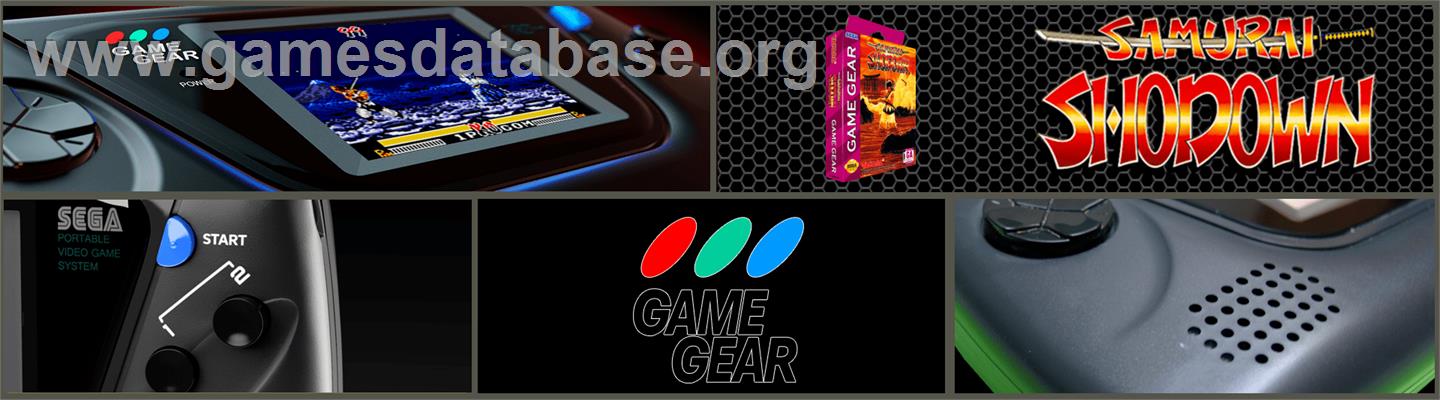 Samurai Shodown - Sega Game Gear - Artwork - Marquee