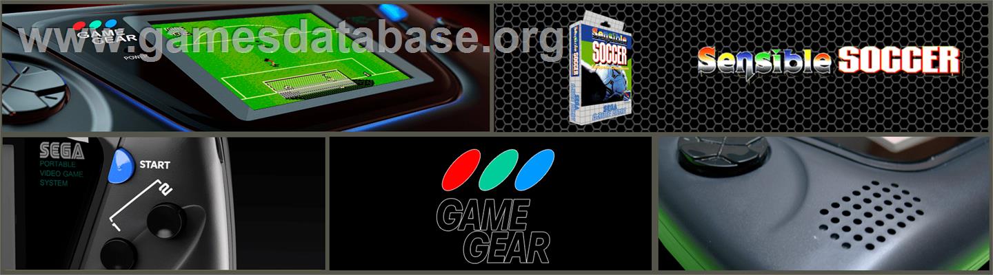 Sensible Soccer - European Champions - Sega Game Gear - Artwork - Marquee