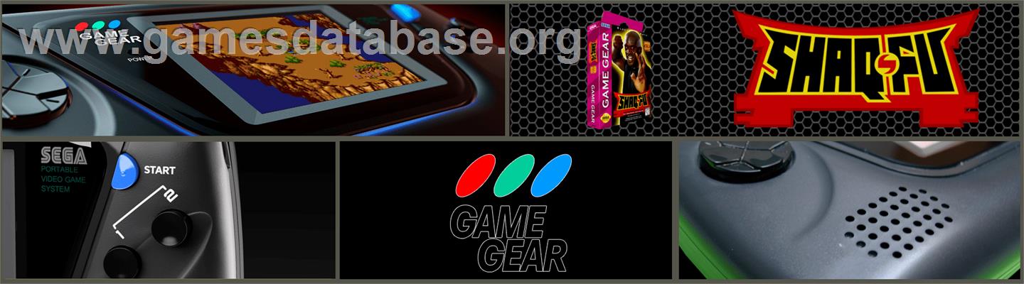 Shaq Fu - Sega Game Gear - Artwork - Marquee