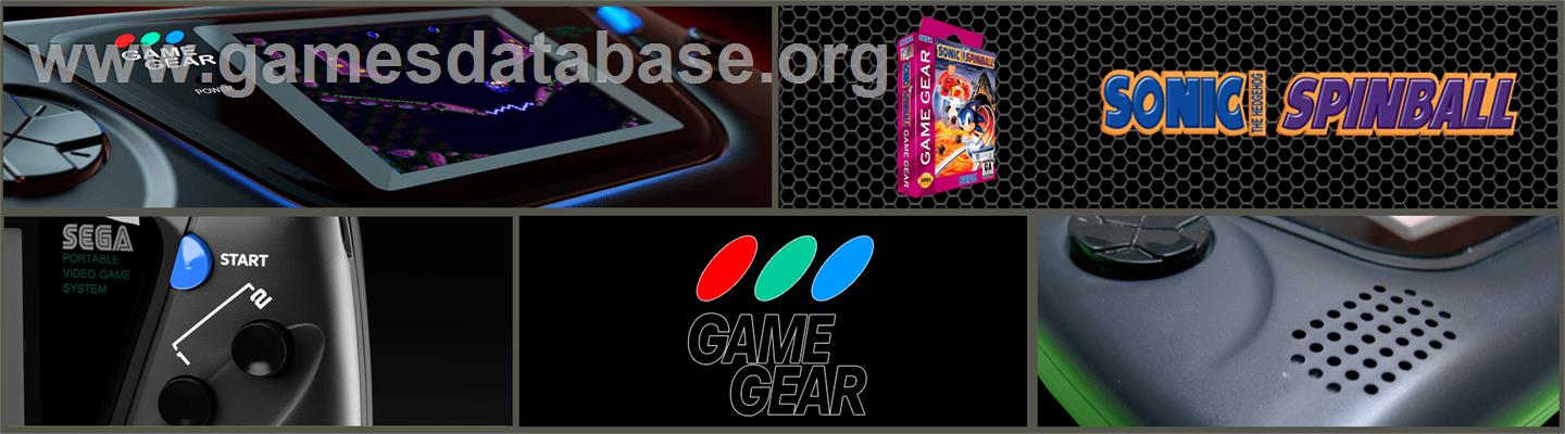 Sonic Spinball - Sega Game Gear - Artwork - Marquee