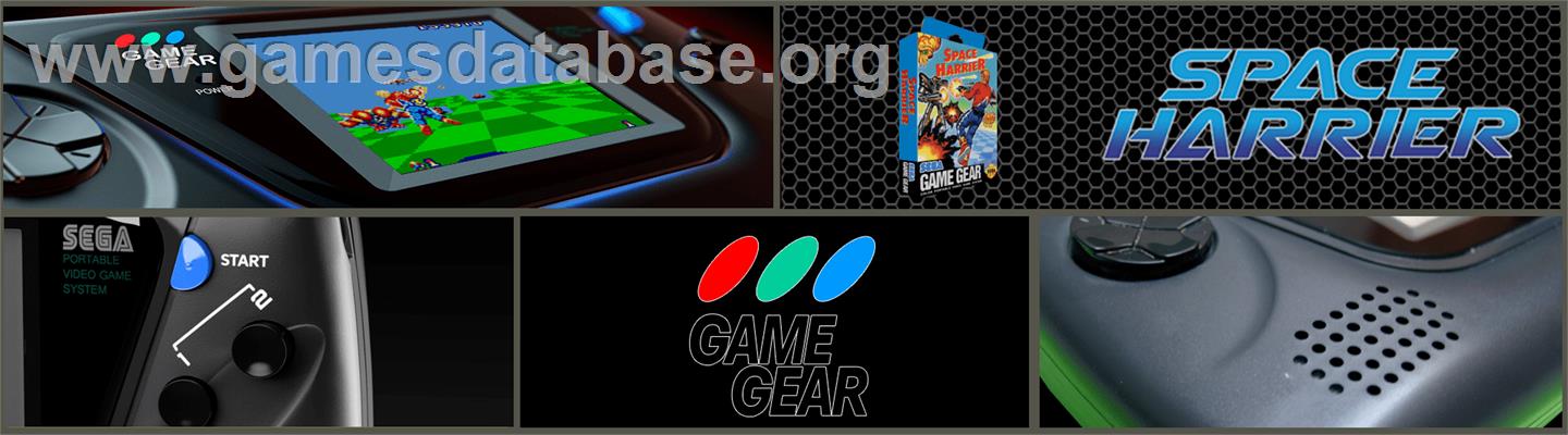 Space Harrier - Sega Game Gear - Artwork - Marquee