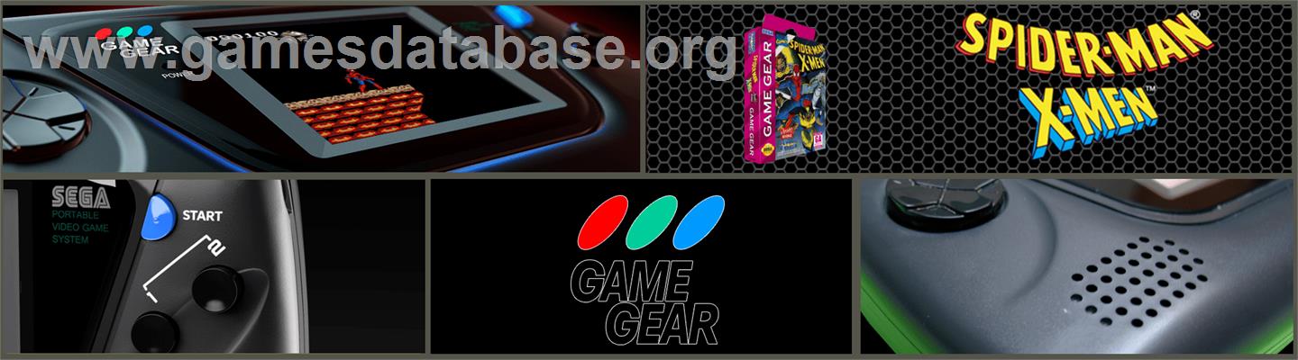 Spider-man And The X-men - Arcade's Revenge - Sega Game Gear - Artwork - Marquee