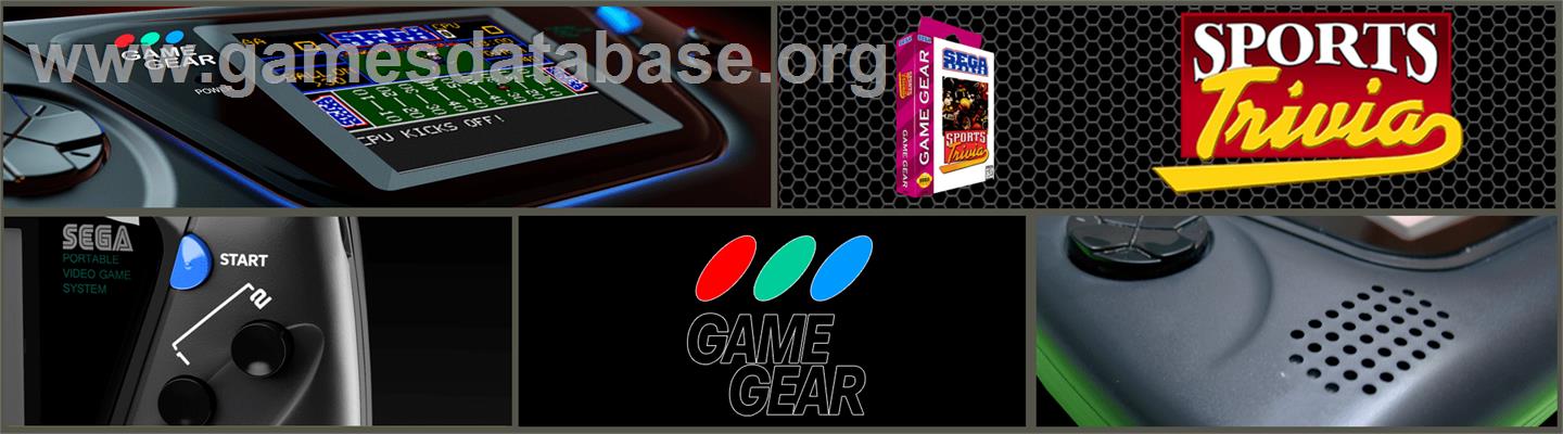 Sports Trivia: Championship Edition - Sega Game Gear - Artwork - Marquee