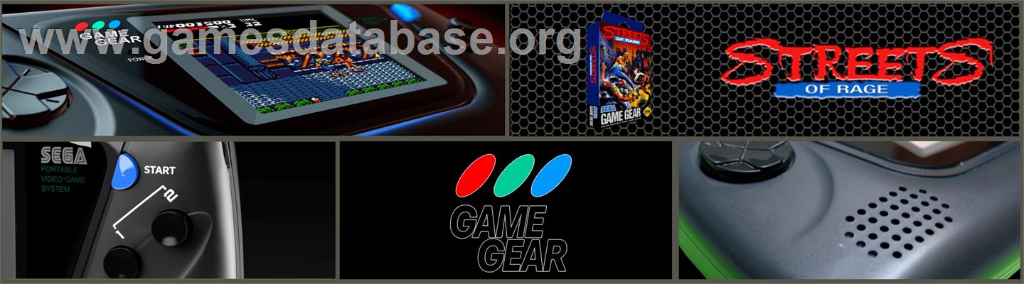 Streets of Rage - Sega Game Gear - Artwork - Marquee