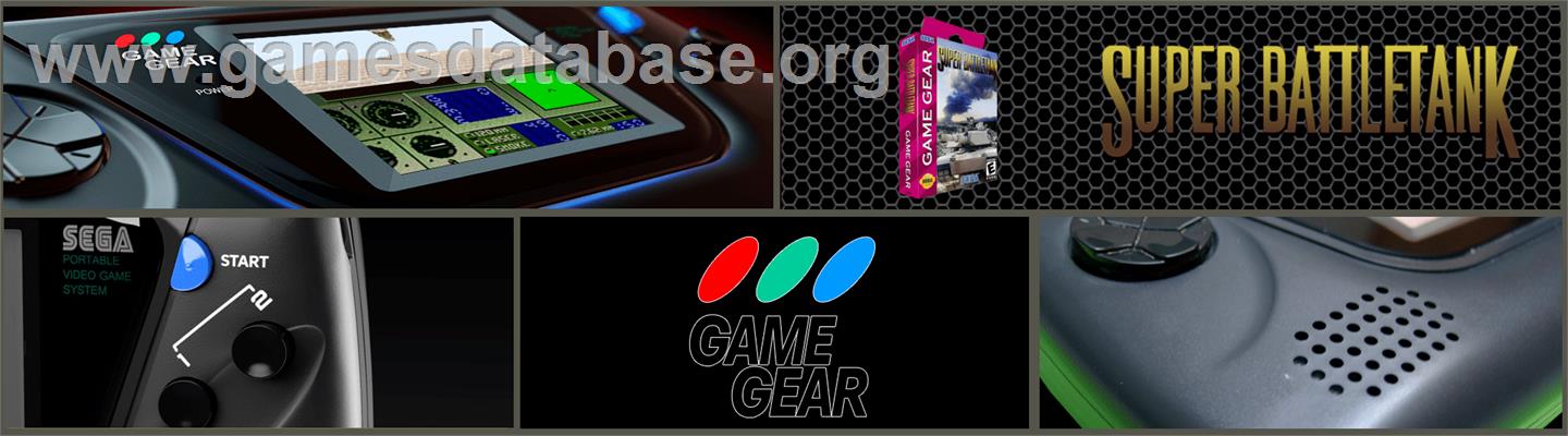 Super Battletank: War in the Gulf - Sega Game Gear - Artwork - Marquee