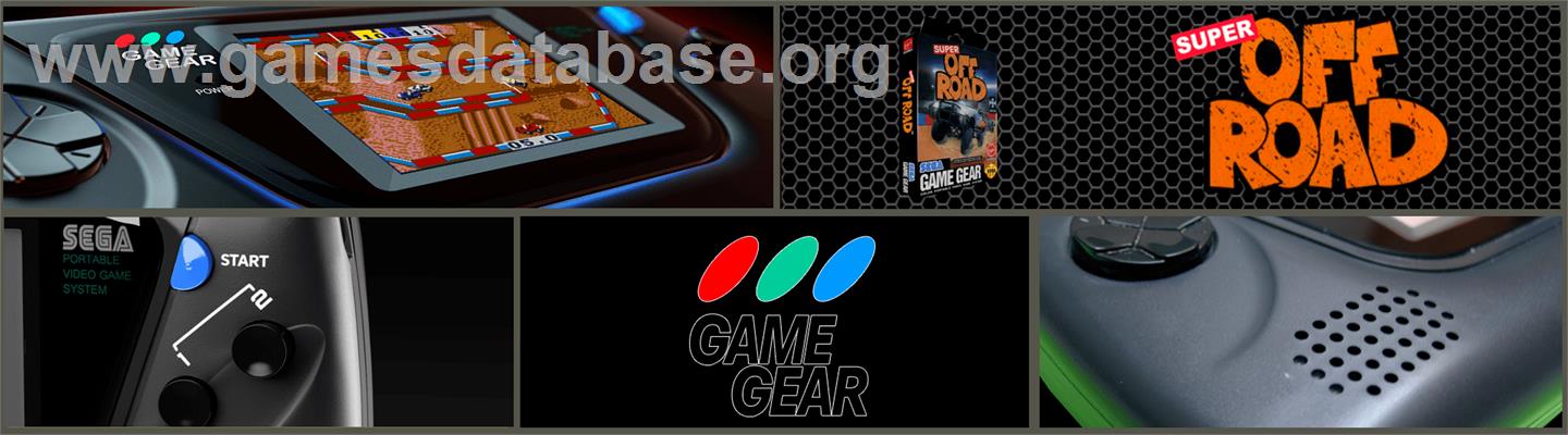 Super Off Road - Sega Game Gear - Artwork - Marquee