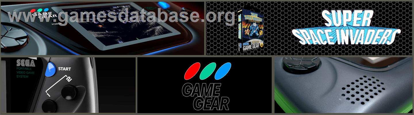 Super Space Invaders - Sega Game Gear - Artwork - Marquee