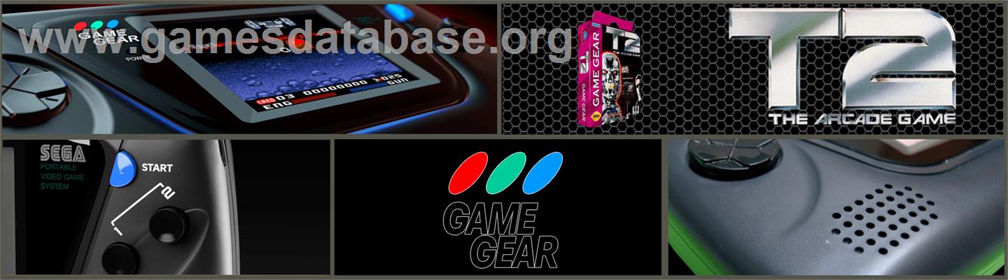 T2 - The Arcade Game - Sega Game Gear - Artwork - Marquee