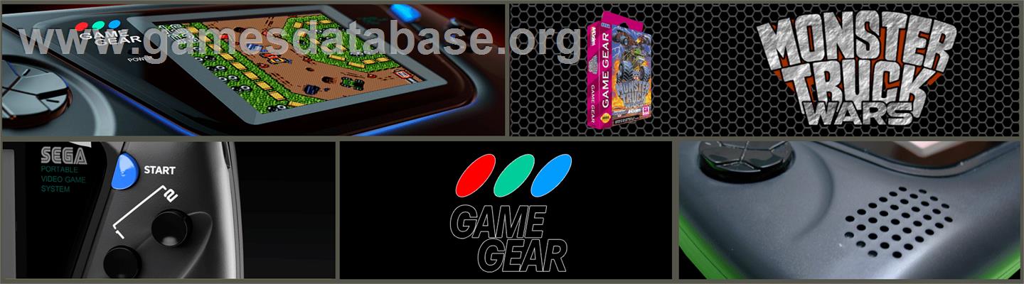 USHRA Monster Truck Wars - Sega Game Gear - Artwork - Marquee