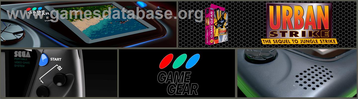 Urban Strike - Sega Game Gear - Artwork - Marquee