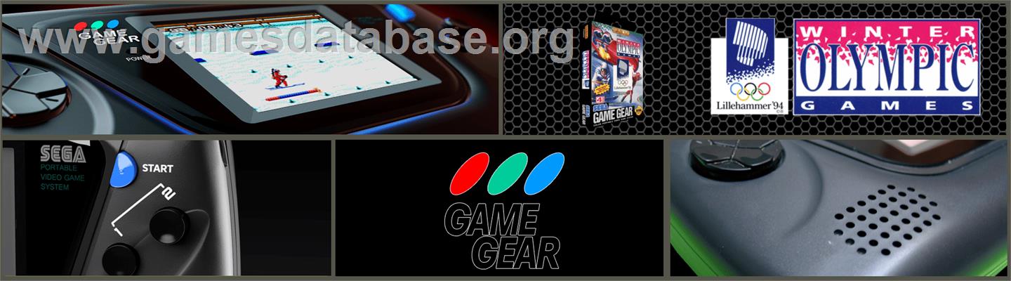 Winter Olympics: Lillehammer '94 - Sega Game Gear - Artwork - Marquee