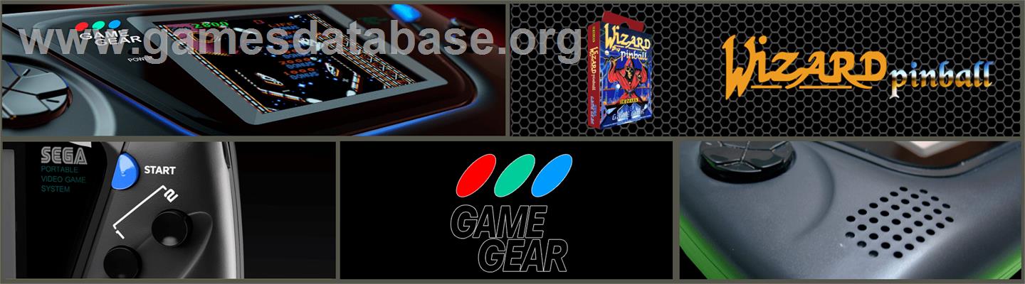 Wizard Pinball - Sega Game Gear - Artwork - Marquee