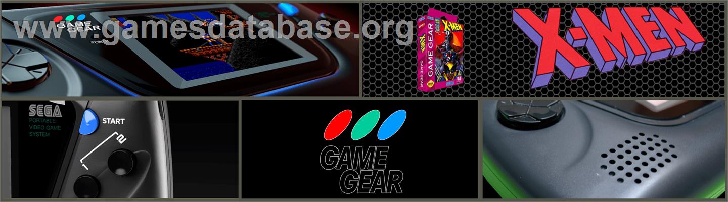 X-Men: Gamesmaster's Legacy - Sega Game Gear - Artwork - Marquee