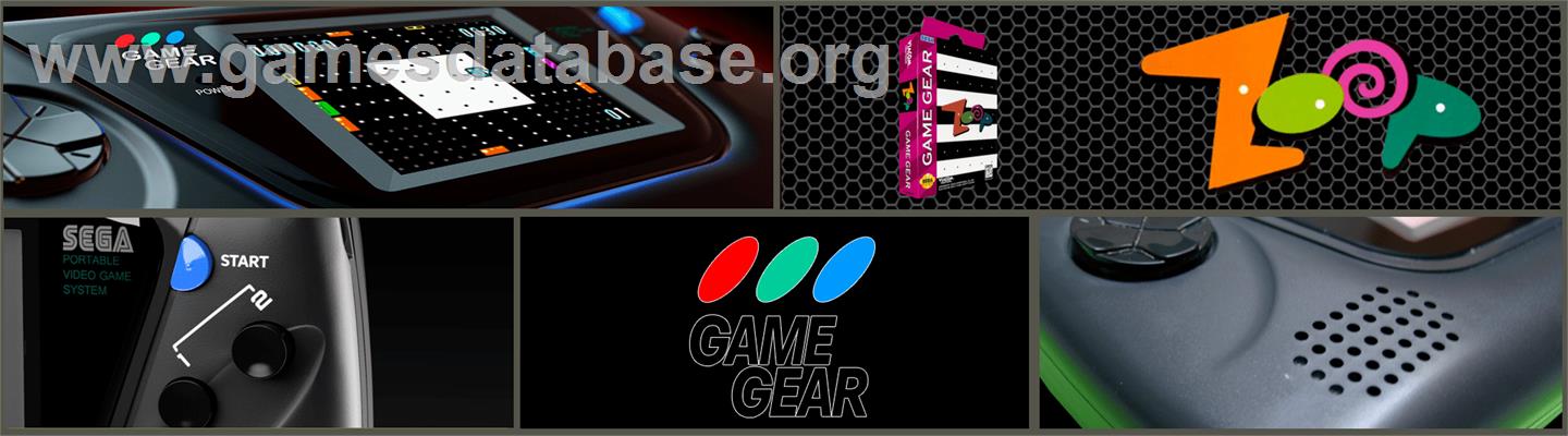 Zoop - Sega Game Gear - Artwork - Marquee