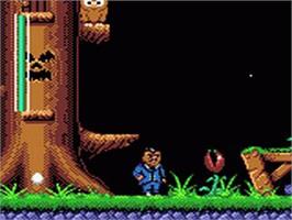 In game image of Addams Family, The on the Sega Game Gear.