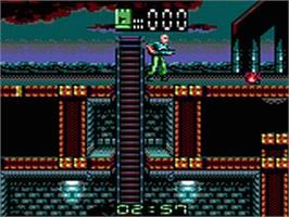 In game image of Alien 3 on the Sega Game Gear.