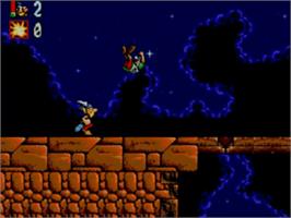 In game image of Astérix and the Great Rescue on the Sega Game Gear.