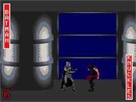 In game image of Batman Forever on the Sega Game Gear.