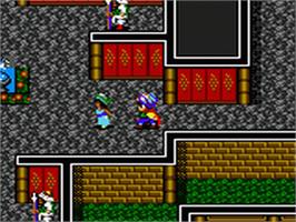 In game image of Defenders of Oasis on the Sega Game Gear.