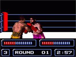 In game image of Foreman for Real on the Sega Game Gear.