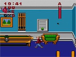 In game image of Home Alone on the Sega Game Gear.