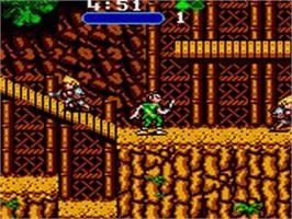 In game image of Hook on the Sega Game Gear.