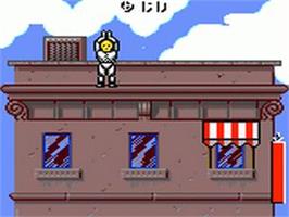 In game image of Incredible Crash Dummies, The on the Sega Game Gear.