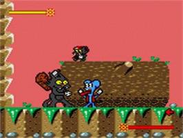 In game image of Itchy And Scratchy Game, The on the Sega Game Gear.