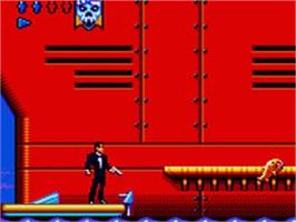 In game image of James Bond 007 - The Duel on the Sega Game Gear.
