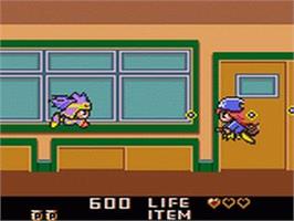 In game image of Magical Taruruuto-kun on the Sega Game Gear.