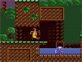 In game image of McDonald's: Ronald in the Magical World on the Sega Game Gear.