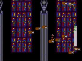 In game image of Mickey's Ultimate Challenge on the Sega Game Gear.