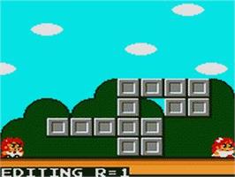 In game image of Popils - The Blockbusting Challenge on the Sega Game Gear.