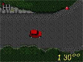 In game image of Power Drive on the Sega Game Gear.