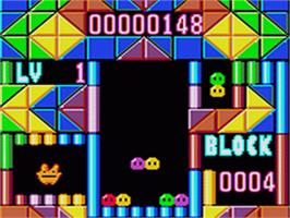 In game image of Puyo Puyo on the Sega Game Gear.