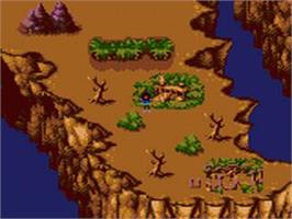 In game image of Shaq Fu on the Sega Game Gear.