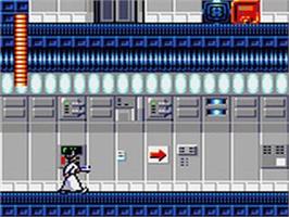 In game image of Star Wars on the Sega Game Gear.