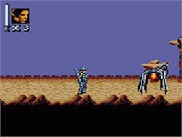 In game image of Super Star Wars - Return Of The Jedi on the Sega Game Gear.