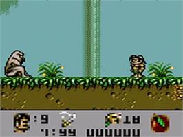 In game image of Tarzan - Lord Of The Jungle on the Sega Game Gear.