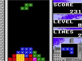 In game image of Tetris4GG on the Sega Game Gear.
