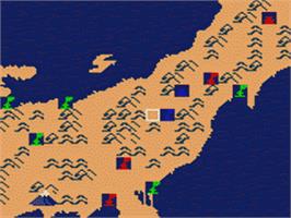In game image of Zan Gear on the Sega Game Gear.