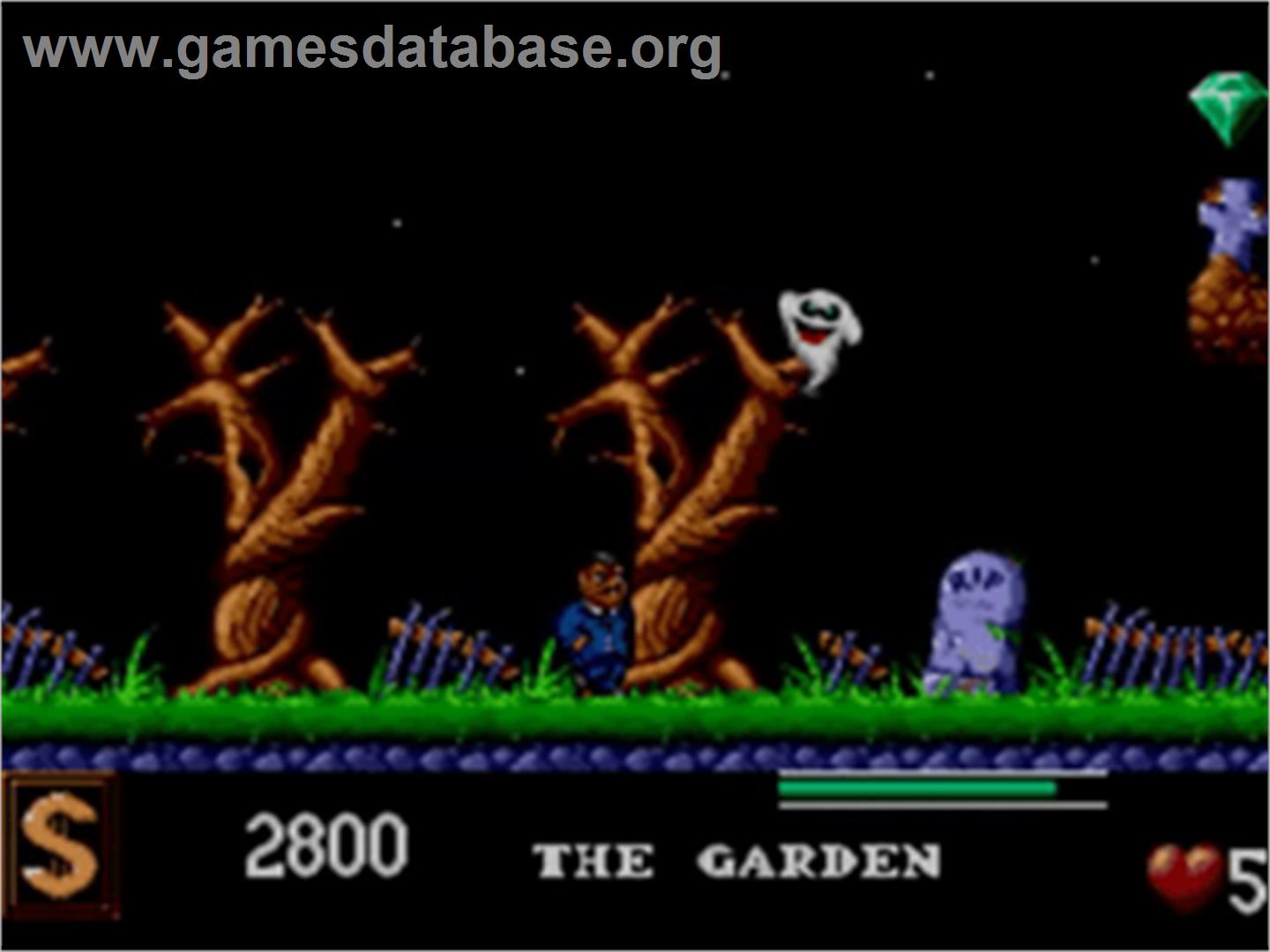 Addams Family, The - Sega Game Gear - Artwork - In Game