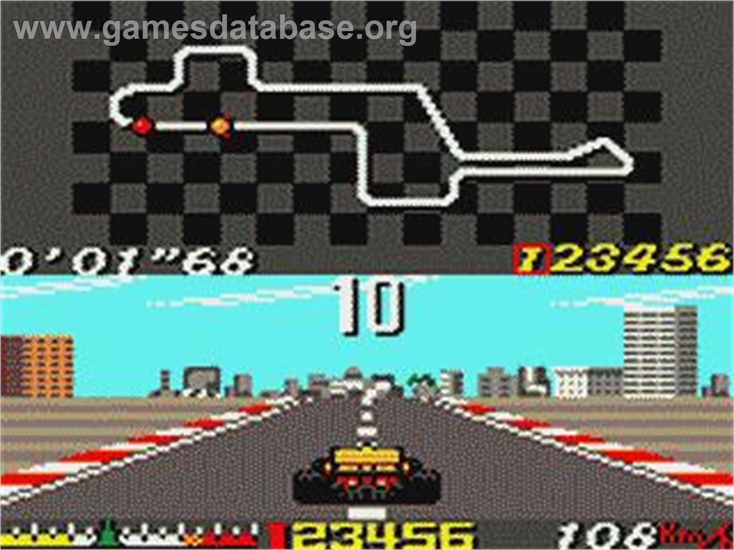 Ayrton Senna's Super Monaco Gp 2 - Sega Game Gear - Artwork - In Game