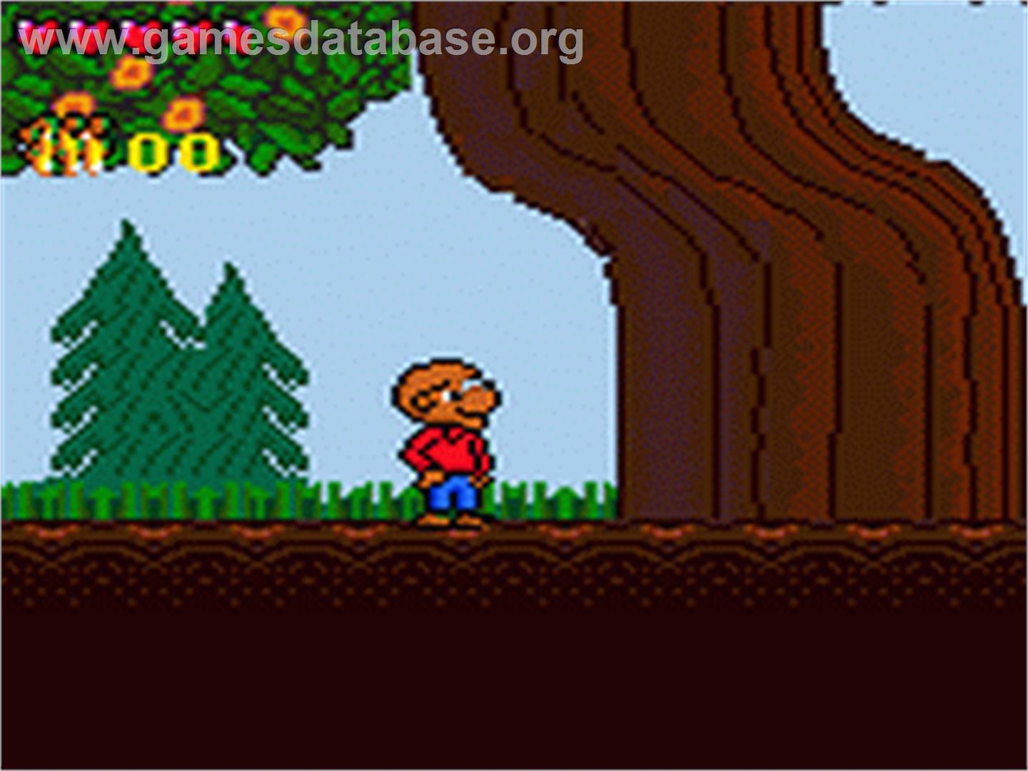 Berenstain Bears' Camping Adventure - Sega Game Gear - Artwork - In Game